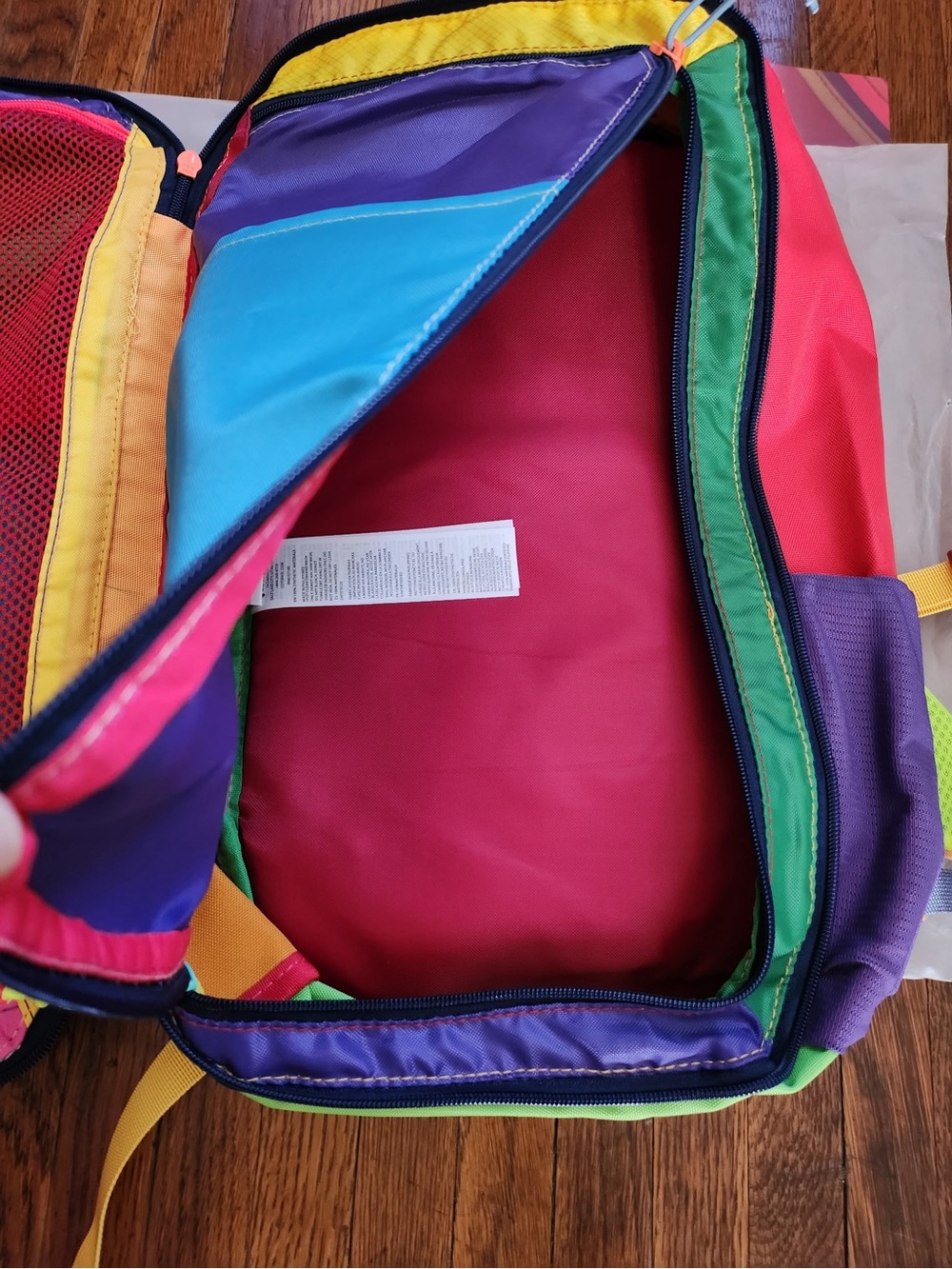 Cotopaxi Del Día 20L Bright Blue Multi-Color travel Backpack - Picture 5 of 9